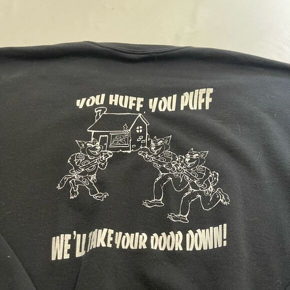 Baltimore Police Black VTG Crewneck Pullover Sweatshirt Size 3X - Picture 1 of 8